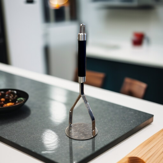 Black handle Potato Masher