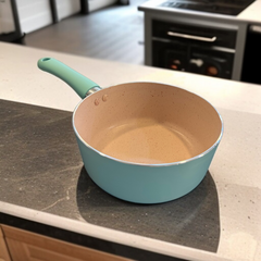 Stainless Steel Sauce Pan 16cm -Green