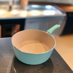 Stainless Steel Sauce Pan 16cm -Green