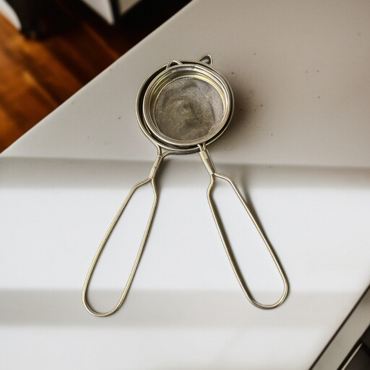2 Pc Stainless Steel Stainer