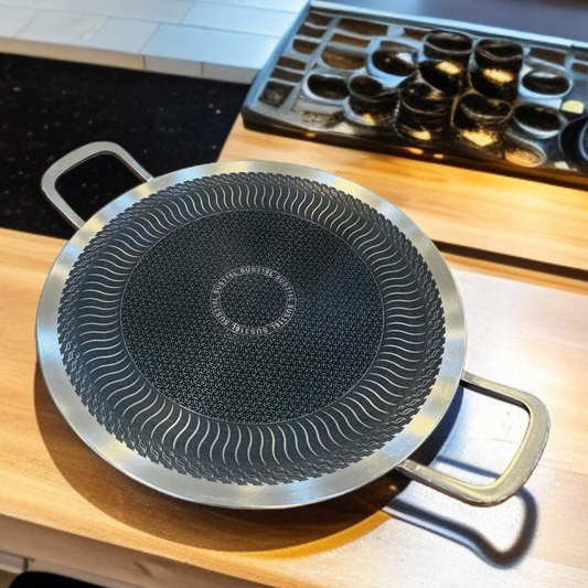 Stainless Steel Laser Coating Tawa 38 cm