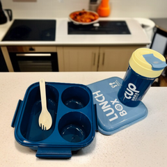 LunchBox with Bottle -Blue