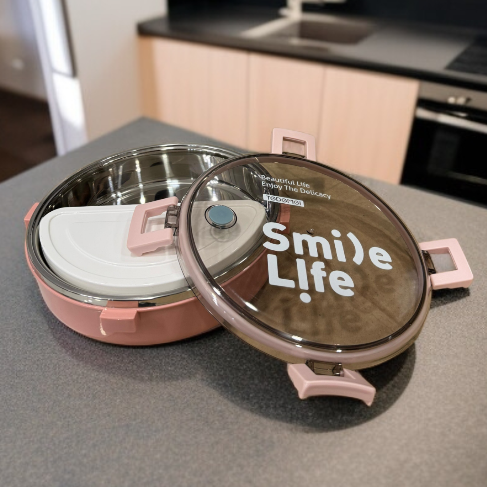 Tedemei Lunch Box-Pink