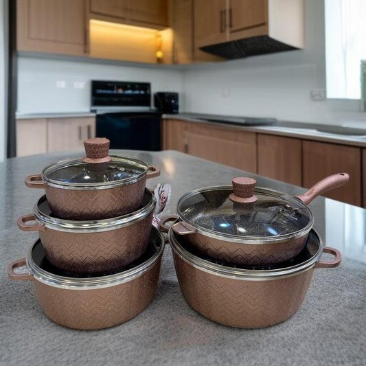 Unique 12 Pcs Cookware Set