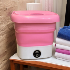 Foldable Mini Washing Machine-Pink