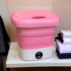 Foldable Mini Washing Machine-Pink