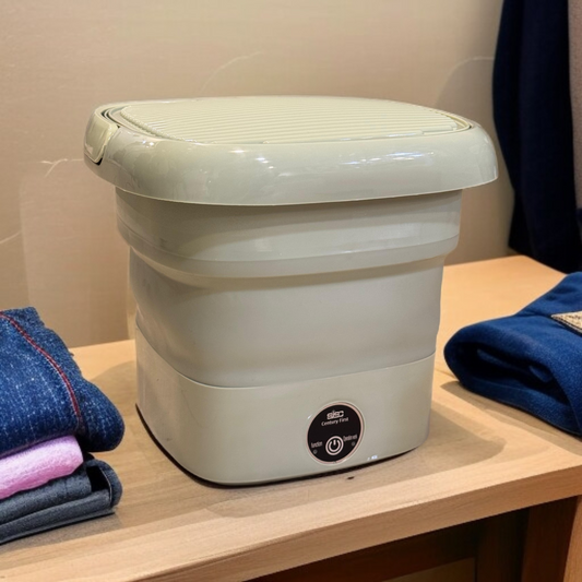 Foldable Mini Washing Machine-Green