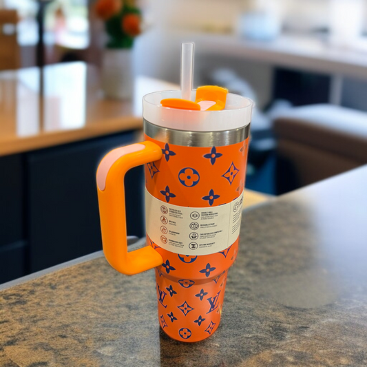Stanley Thermos Cup L.V Printed-Orange