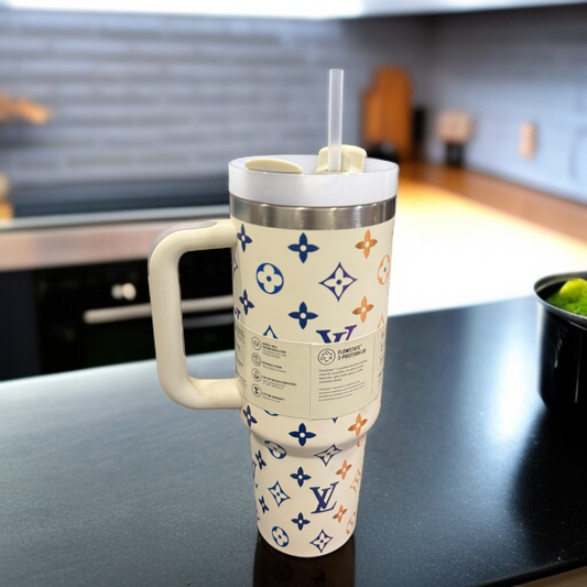Stanley Thermos Cup L.V Printed-Offwhite