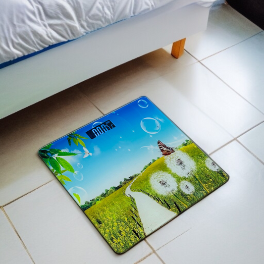 Digital Glass Printed Weight Scale -D1
