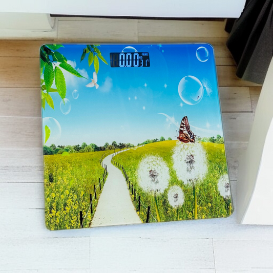 Digital Glass Printed Weight Scale -D1
