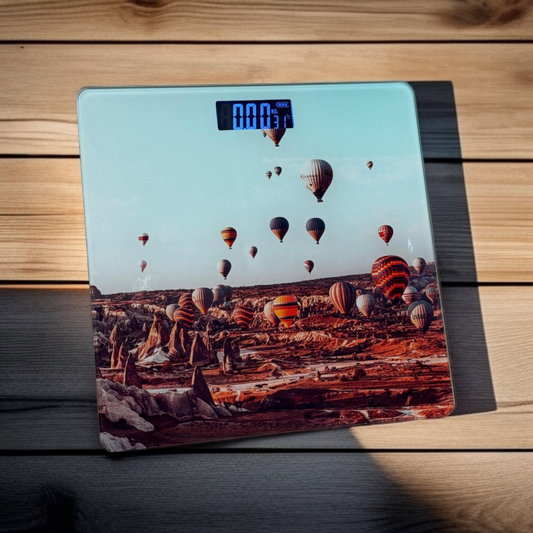 Digital Glass Printed Weight Scale -D2