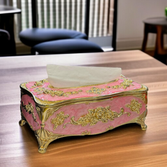 European Style Tissue Paper Box Case-Pink