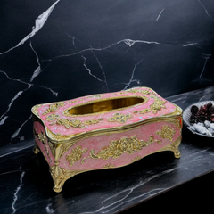 European Style Tissue Paper Box Case-Pink