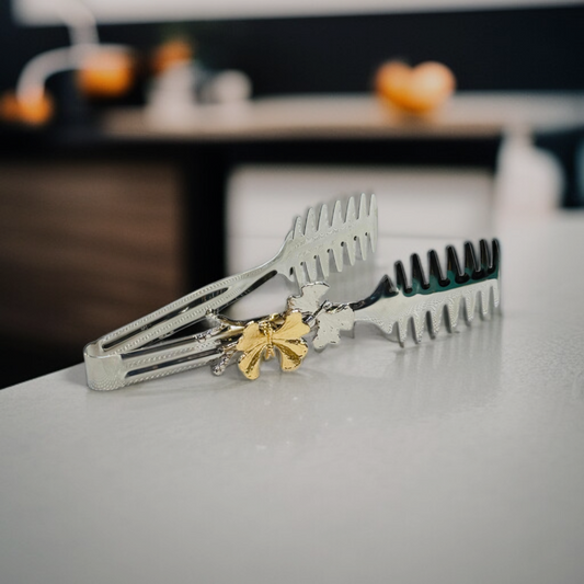 Butterfly Design Silver Tong-D2