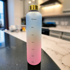 Double Tone Times Marked Water Bottle