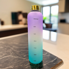 Double Tone Times Marked Water Bottle