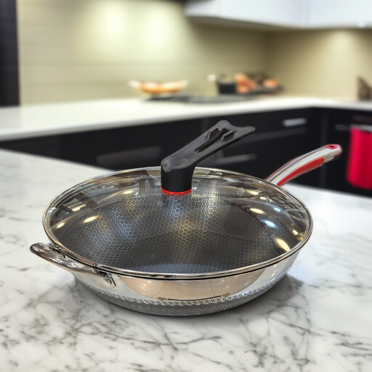 Stainless Steel Laser Coating Wok-36cm
