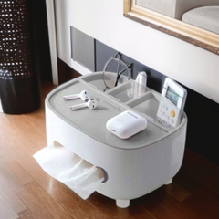 Multifunctional Napkin Storage Box-Grey