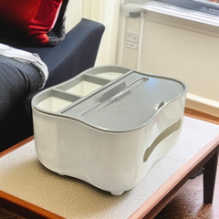 Multifunctional Napkin Storage Box-Grey