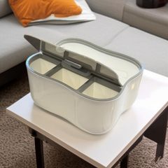 Multifunctional Napkin Storage Box-Grey