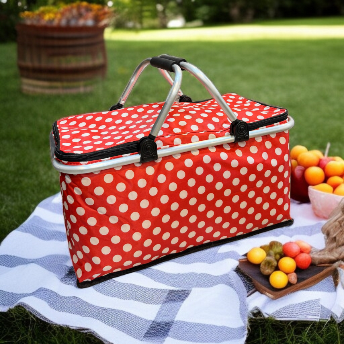Foldable Insulated Picnic Basket-D3