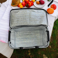 Foldable Insulated Picnic Basket-D11