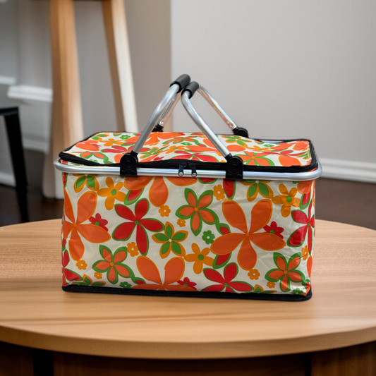 Foldable Insulated Picnic Basket-D7
