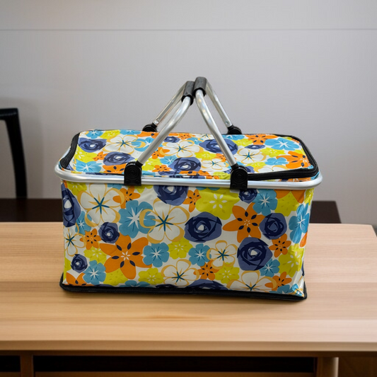 Foldable Insulated Picnic Basket-D5