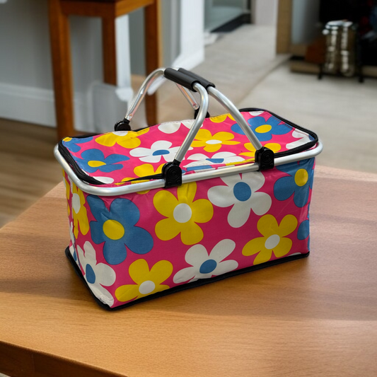 Foldable Insulated Picnic Basket-D8