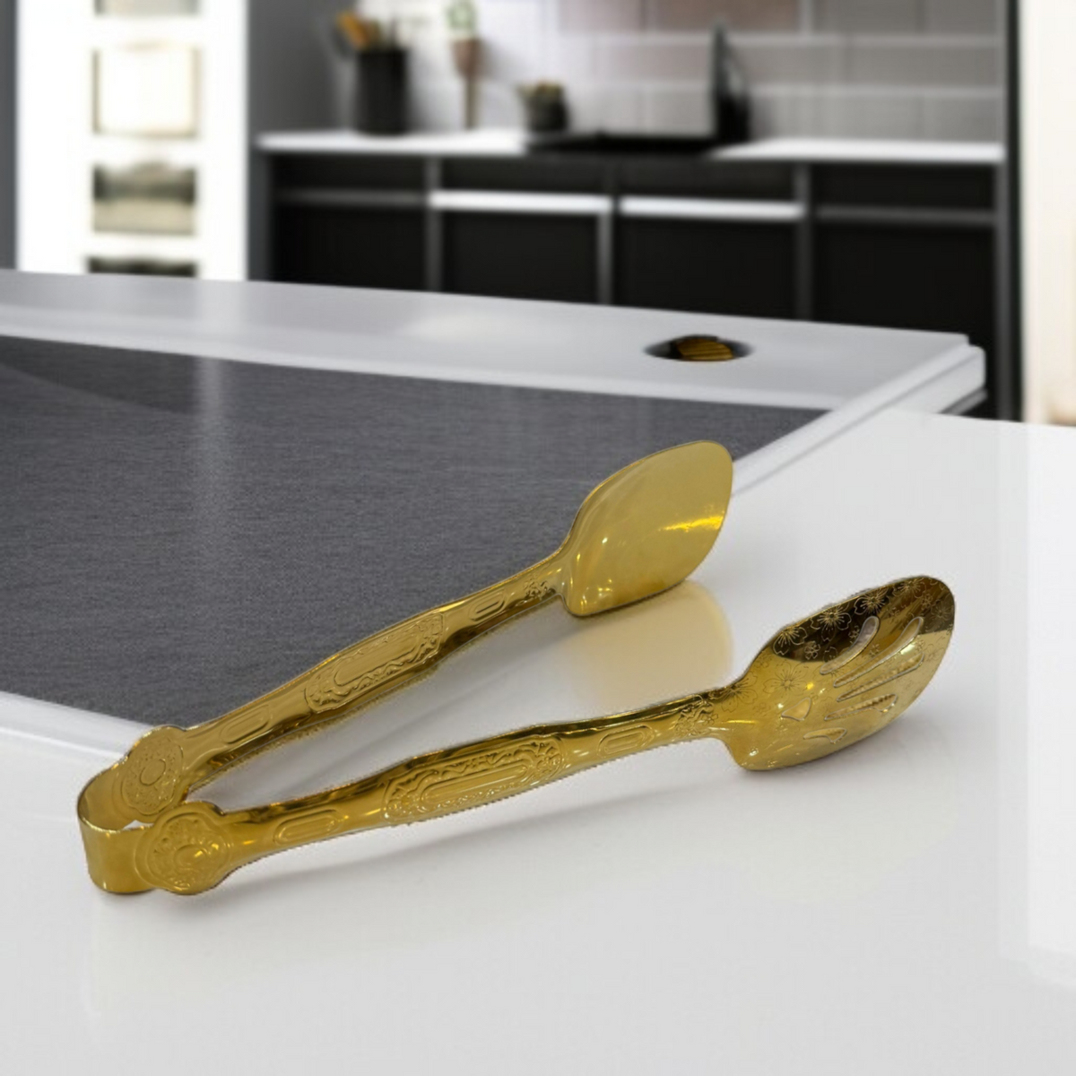 Golden Serving Tong