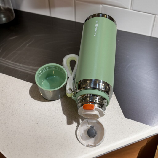 Double Wall Insulated Water Bottle-Green