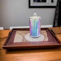 Cystal LED Shimmer Candle Large