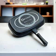 Dessini Double Sided Grill Pan 40cm-Black