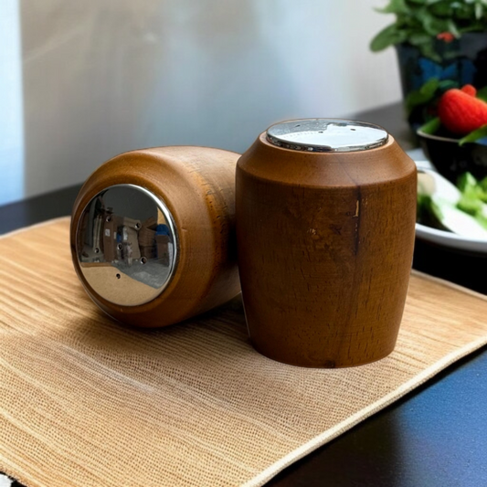 Single Pc Wooden Salt & Pepper Shaker