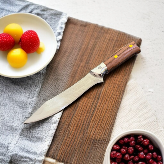 Stainless Steel Wood Handle Knife K520