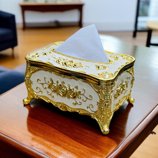 Elegant Tissue Box Small-White