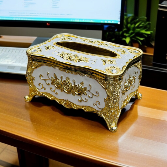 Elegant Tissue Box Small-White