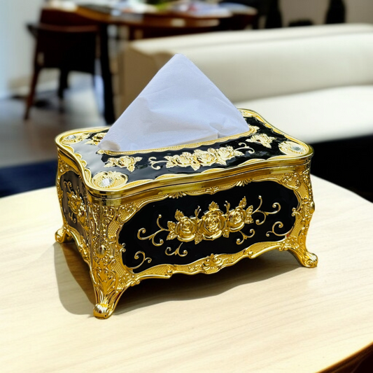 Elegant Tissue Box Small-Black