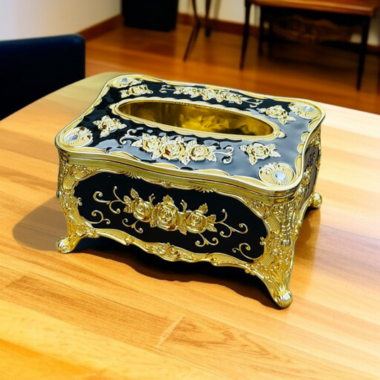 Elegant Tissue Box Small-Black