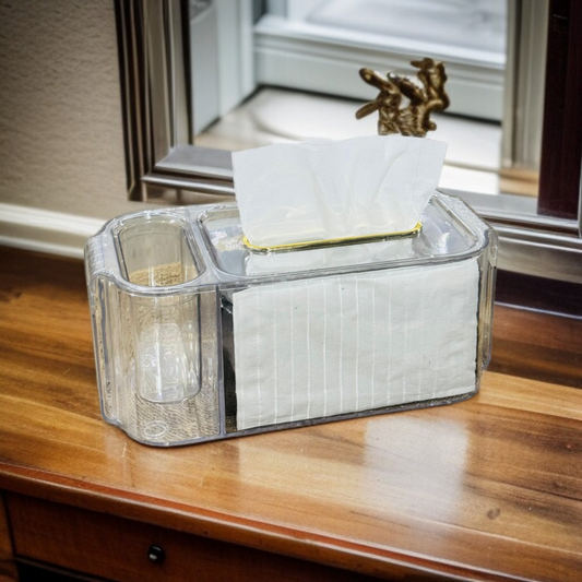 Acrylic Luxury Tissue Organizer-Transparent