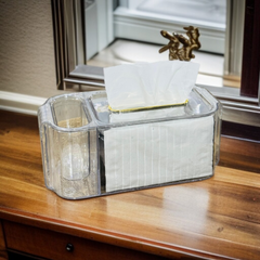 Acrylic Luxury Tissue Organizer-Transparent