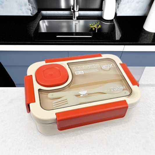 Airtight Lunch Box 700ML-White