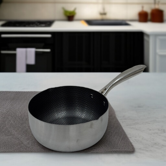 Stainless Steel Laser Coating Sauce Pan-20cm