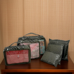 6 Pcs Waterproof Travel Storage Bag-Green