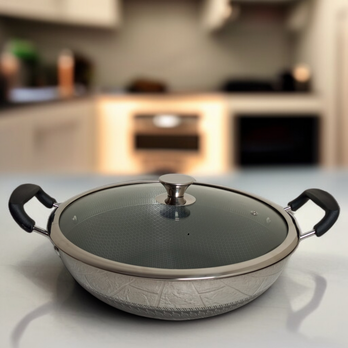 Double Handle Laser Coating Wok