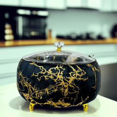 Printed Velvet Naan Box-Minor Damage