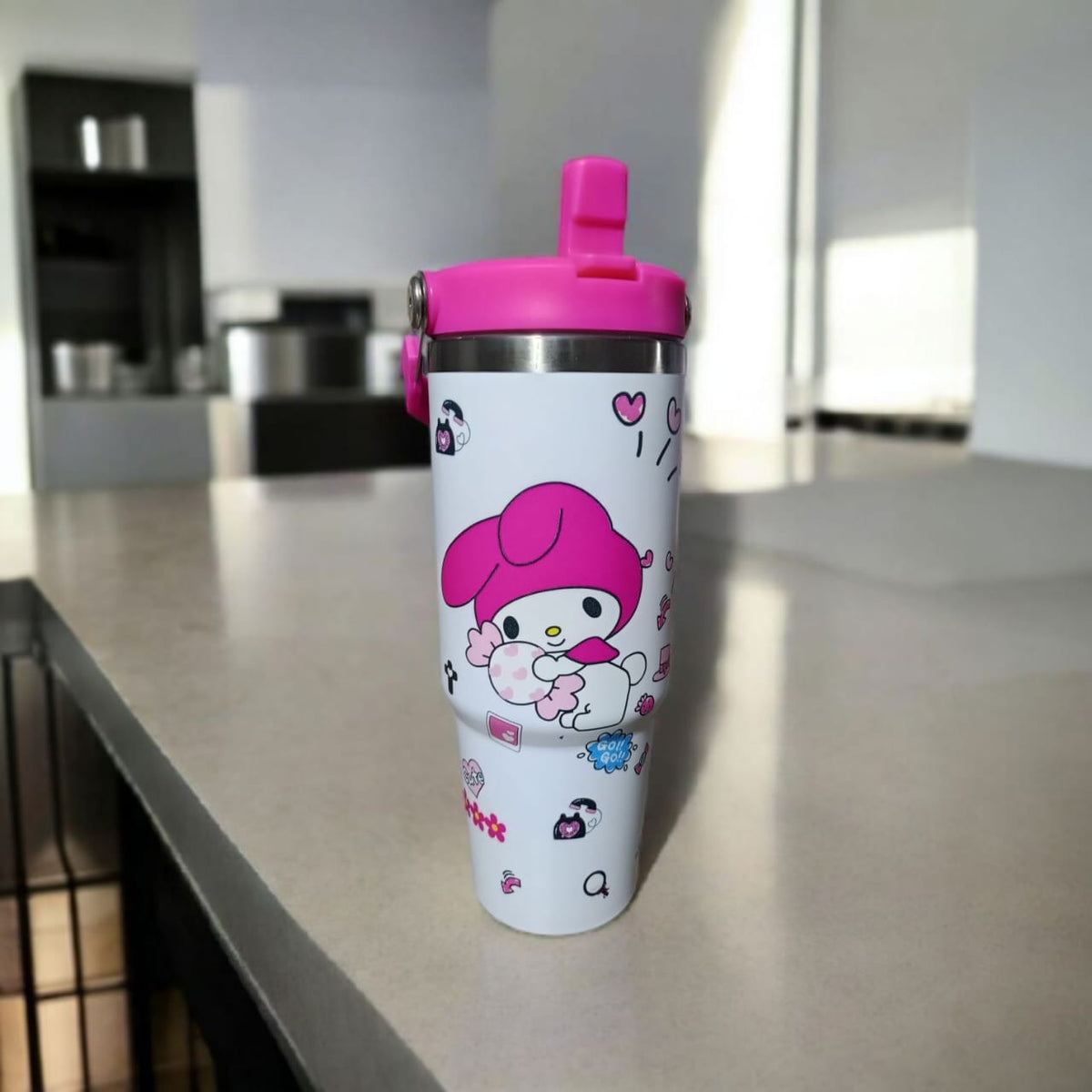 Stainless steel thermos cup -White