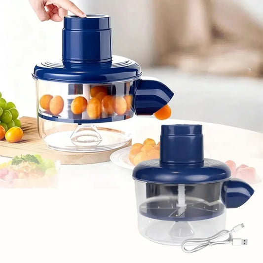 Rechargeable Electric Fruit Peeler-Blue D1