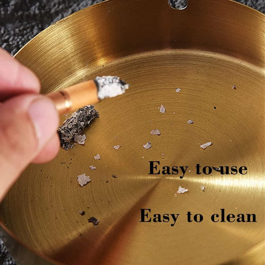 Round Stainless Steel Ash Tray-10cm
